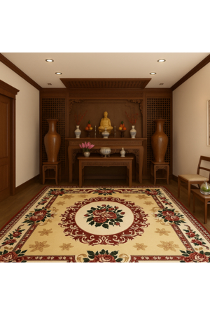 Thảm trang trí phòng thờ tân cổ điển CLASSIC CK222 HMO