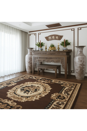 Thảm trang trí phòng thờ tân cổ điển CLASSIC CK333 HMO