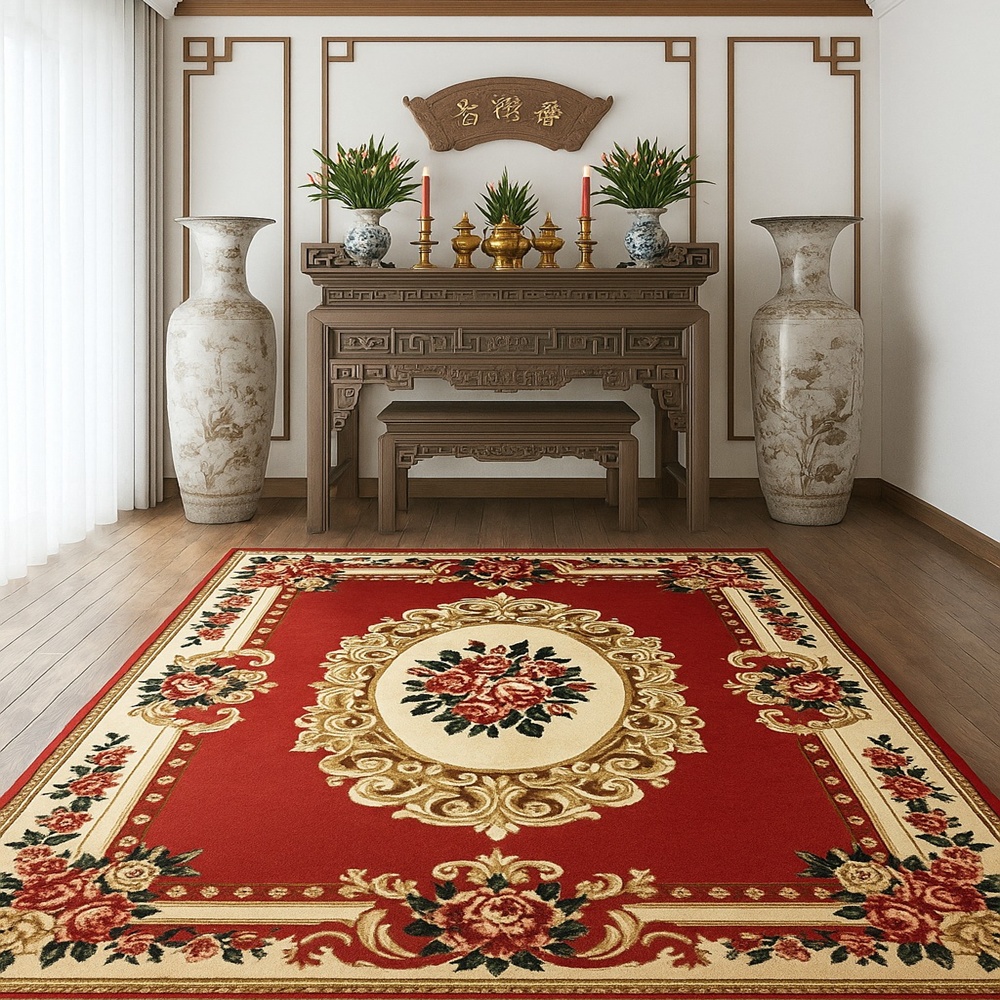 Thảm trang trí phòng thờ tân cổ điển CLASSIC CK444 HMO