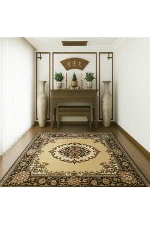 Thảm trang trí phòng thờ tân cổ điển CLASSIC CK555 HMO
