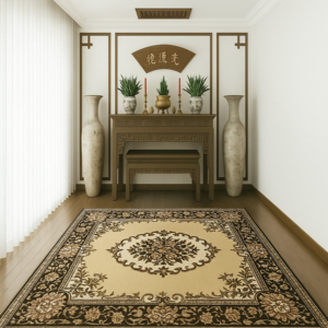 Thảm trang trí phòng thờ tân cổ điển CLASSIC CK555 HMO