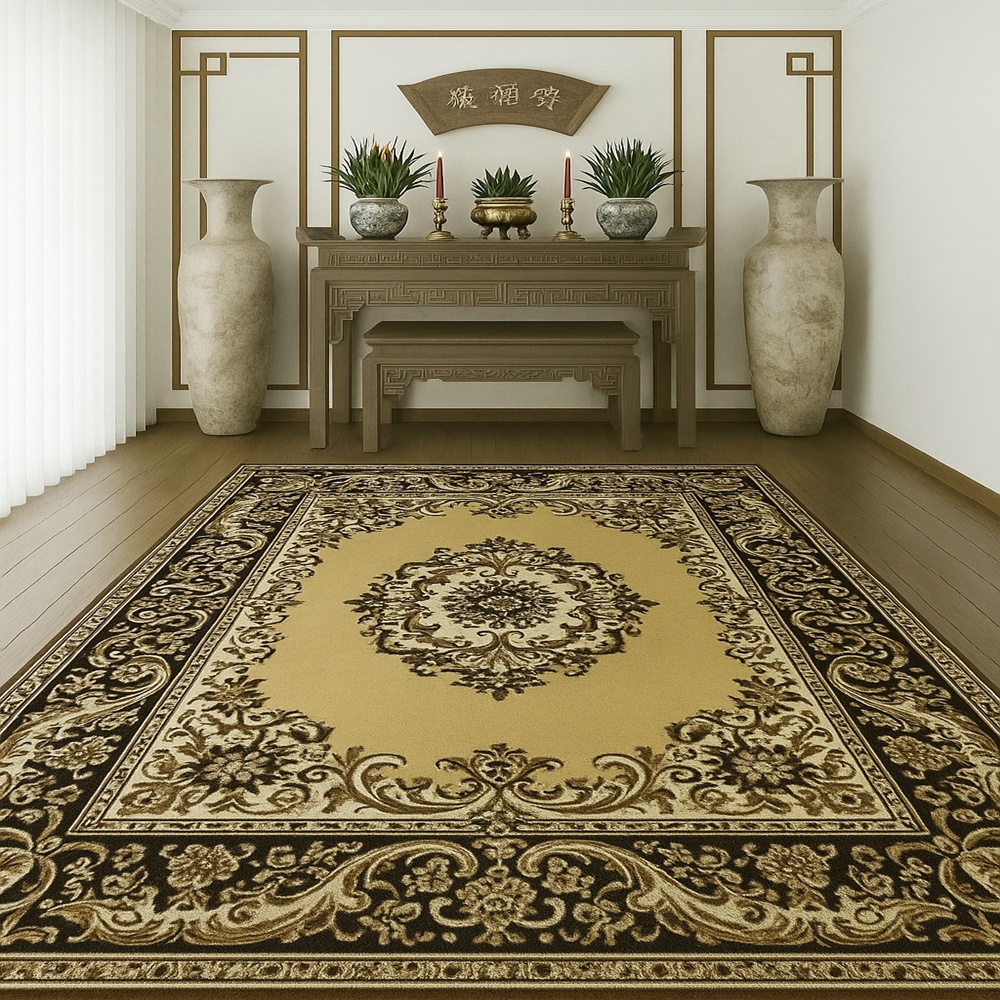 Thảm trang trí phòng thờ tân cổ điển CLASSIC CK777 HMO
