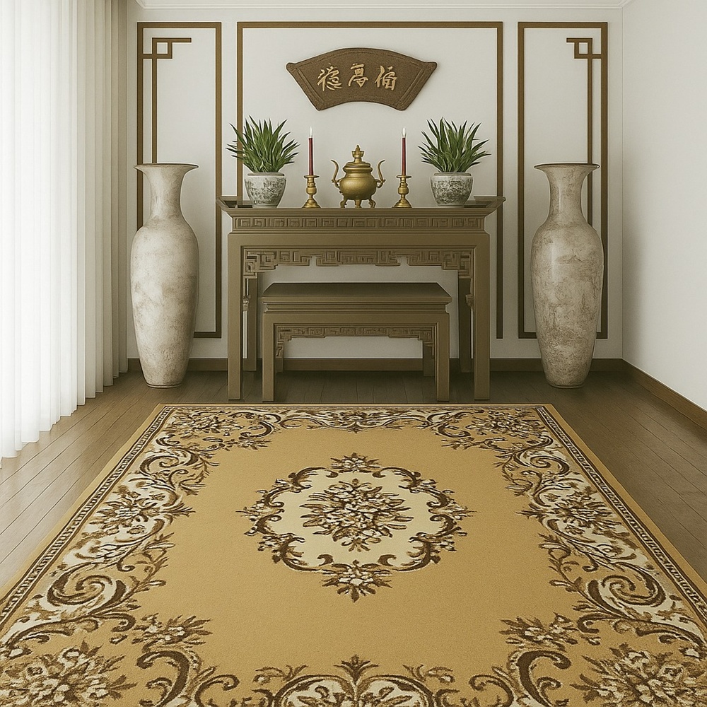 Thảm trang trí phòng thờ tân cổ điển CLASSIC CK888 HMO