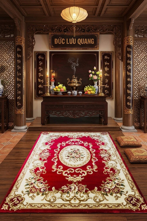 Thảm trang trí phòng thờ tân cổ điển HLO-CLASSIC CD2404 HNO