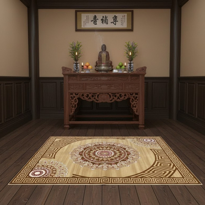 Thảm trang trí phòng thờ tân cổ điển CLASSIC TT1001 HNO
