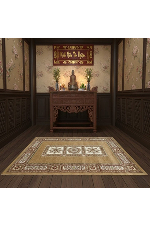 Thảm trang trí phòng thờ tân cổ điển CLASSIC TT1002 HNO