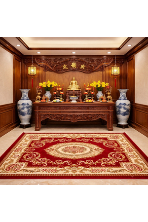 Thảm trang trí phòng thờ tân cổ điển CLASSIC TT1005 HNO