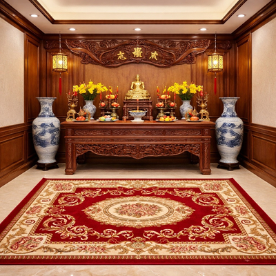 Thảm trang trí phòng thờ tân cổ điển CLASSIC TT1005 HNO