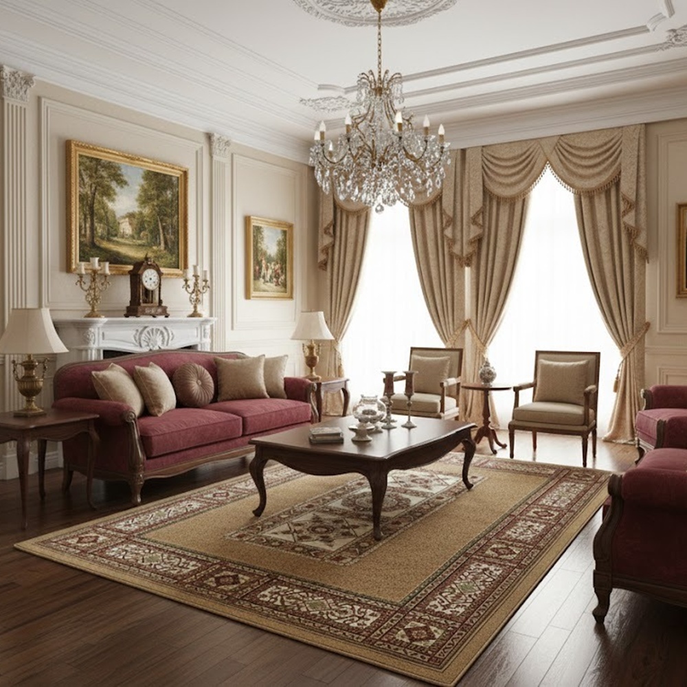 Thảm trang trí tân cổ điển CLASSIC TT102 HNO