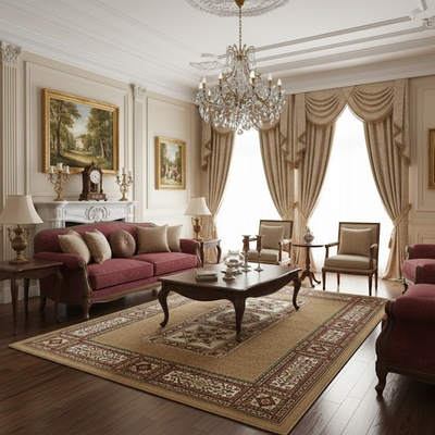 Thảm trang trí tân cổ điển CLASSIC TT102 HNO