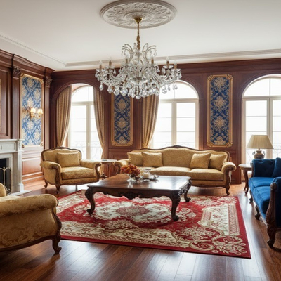 Thảm trang trí tân cổ điển CLASSIC TT107 HNO