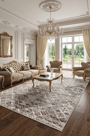 Thảm trang trí tân cổ điển HLO-HAMBURG 6247CR HNO
