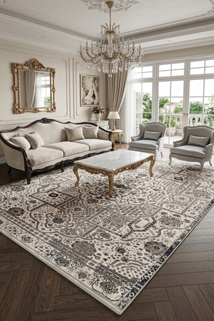 Thảm trang trí tân cổ điển HLO-HAMBURG 6248CRBE HNO