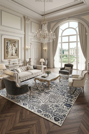 Thảm trang trí tân cổ điển HLO-HAMBURG 6248LGDG HNO