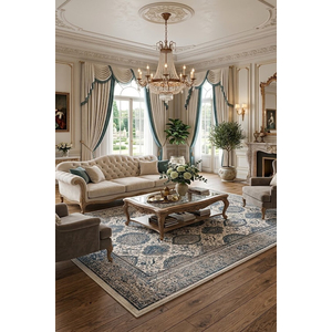 Thảm trang trí tân cổ điển HLO-HAMBURG 6249CRBE HNO