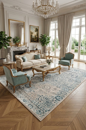 Thảm trang trí tân cổ điển HLO-HAMBURG 6249LG HNO