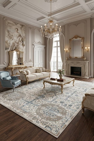 Thảm trang trí tân cổ điển HLO-HAMBURG 6255CRCR HNO