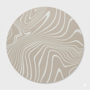 Thảm tròn lông cừu 1.6m x1.6m - VÂN NÚI