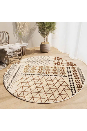 Thảm tròn lông cừu MODEL004