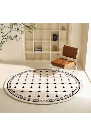 Thảm tròn lông cừu MODEL006