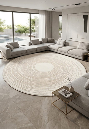 Thảm tròn trang trí hiện đại HLO-BURG BN22049A HNO