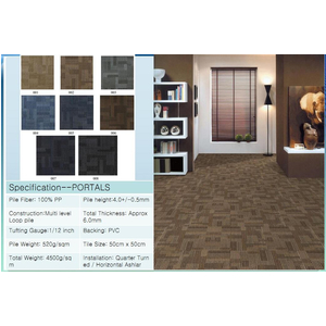 Thảm viên trải sàn portals carpet