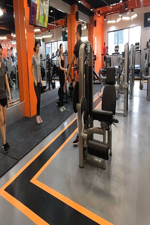 Thảm vinyl chuyên dụng phòng gym và fitness VTHP-SINO HNO