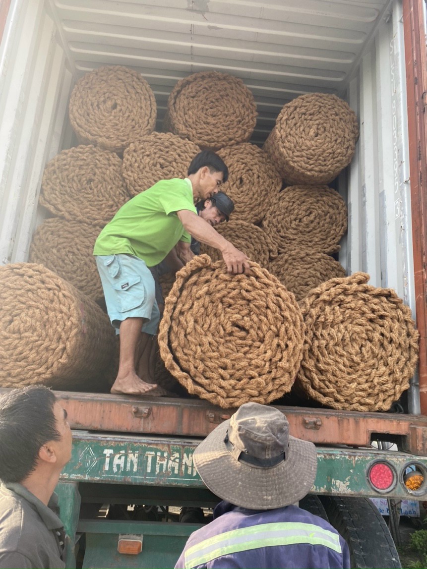 Thảm xo dừa xuất khẩu