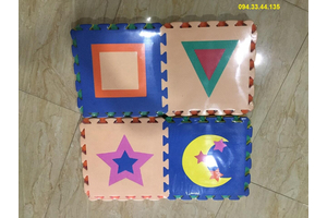 THẢM XỐP DẠNG HÌNH HỌA