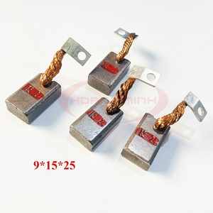 CHỔI THAN MOTOR KÍCH THƯỚC 9X15X25 mm