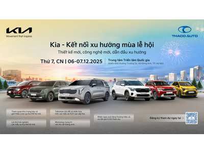 Tháng 12, chào đón Chương trình “Kia kết nối xu hướng mùa lễ hội” lớn nhất trong năm tại TP. Hà Nội