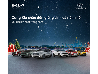 Tháng 12, Kia ưu đãi cao nhất trong năm lên đến 90 triệu đồng chào đón Giáng sinh và Năm mới
