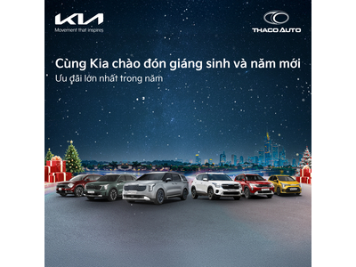Tháng 12, Kia ưu đãi cao nhất trong năm lên đến 90 triệu đồng chào đón Giáng sinh và Năm mới