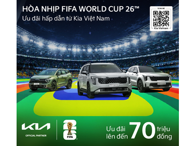 Tháng 6, hòa nhịp cùng FIFA World Cup 2026™ Kia ưu đãi hấp dẫn lên đến 70 triệu đồng