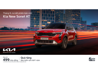 Tháng 9, Kia Sonet thêm phiên bản 1.5 AT mới, giá bán chỉ 499 triệu đồng