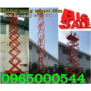 Thang nâng người 16m giải pháp chinh phục độ cao kinh tê