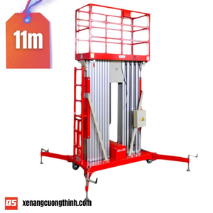 Thang nâng người trục đôi 11m