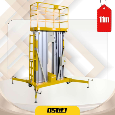 Thang nâng người trục đôi 11m