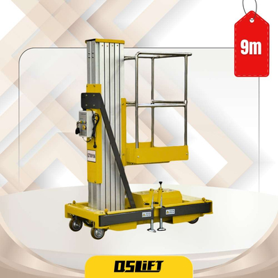 Thang nâng người trục đơn 9m