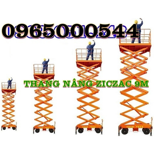 Thang nâng ziczac 9m giảm giá khuyến mãi lớn