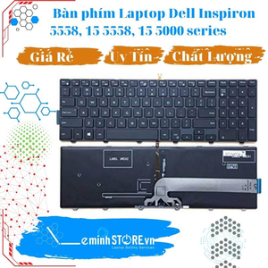 Bàn phím Laptop Dell Inspiron 5558, 15 5558, 15 5000 series