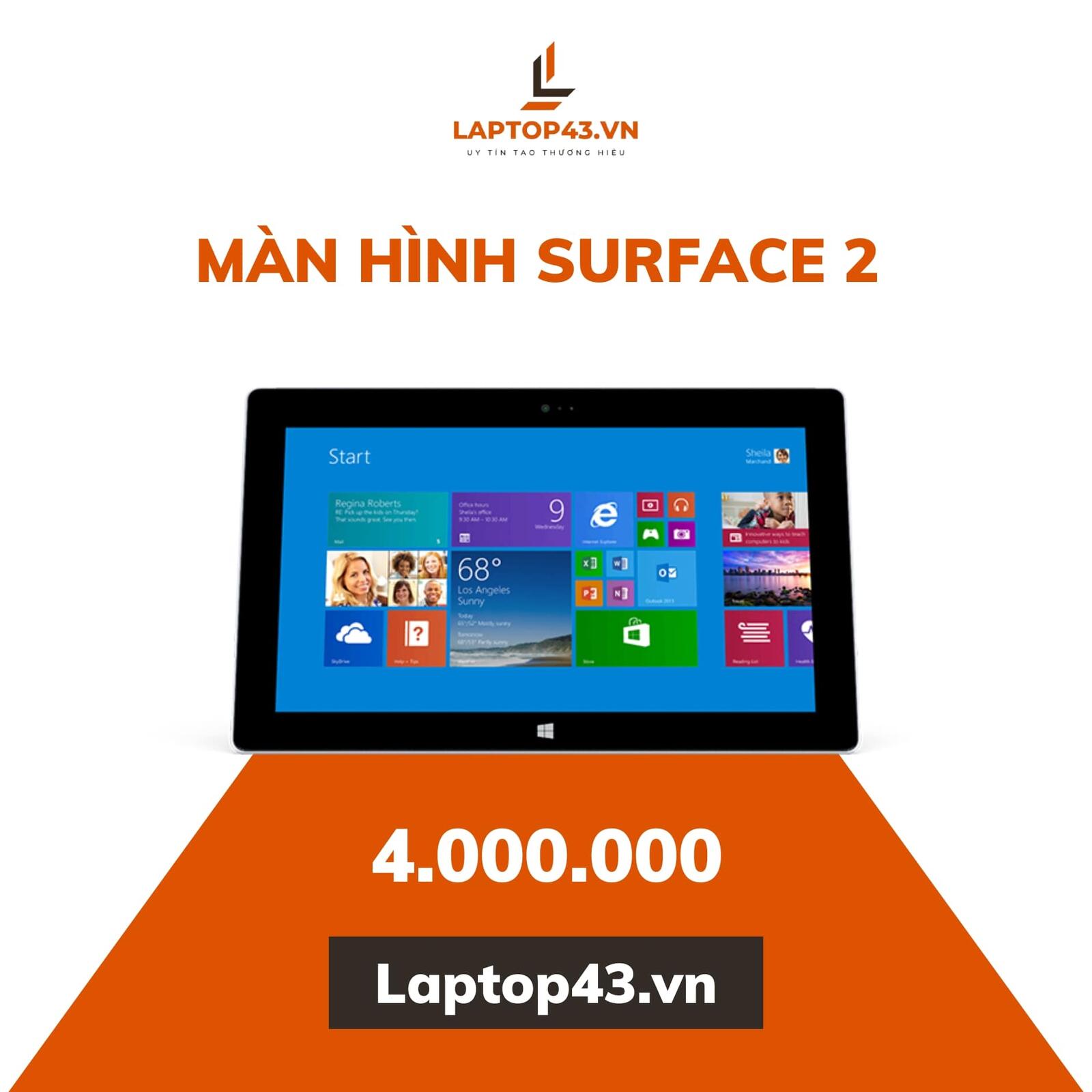 Thay Màn Hình Laptop Surface 2