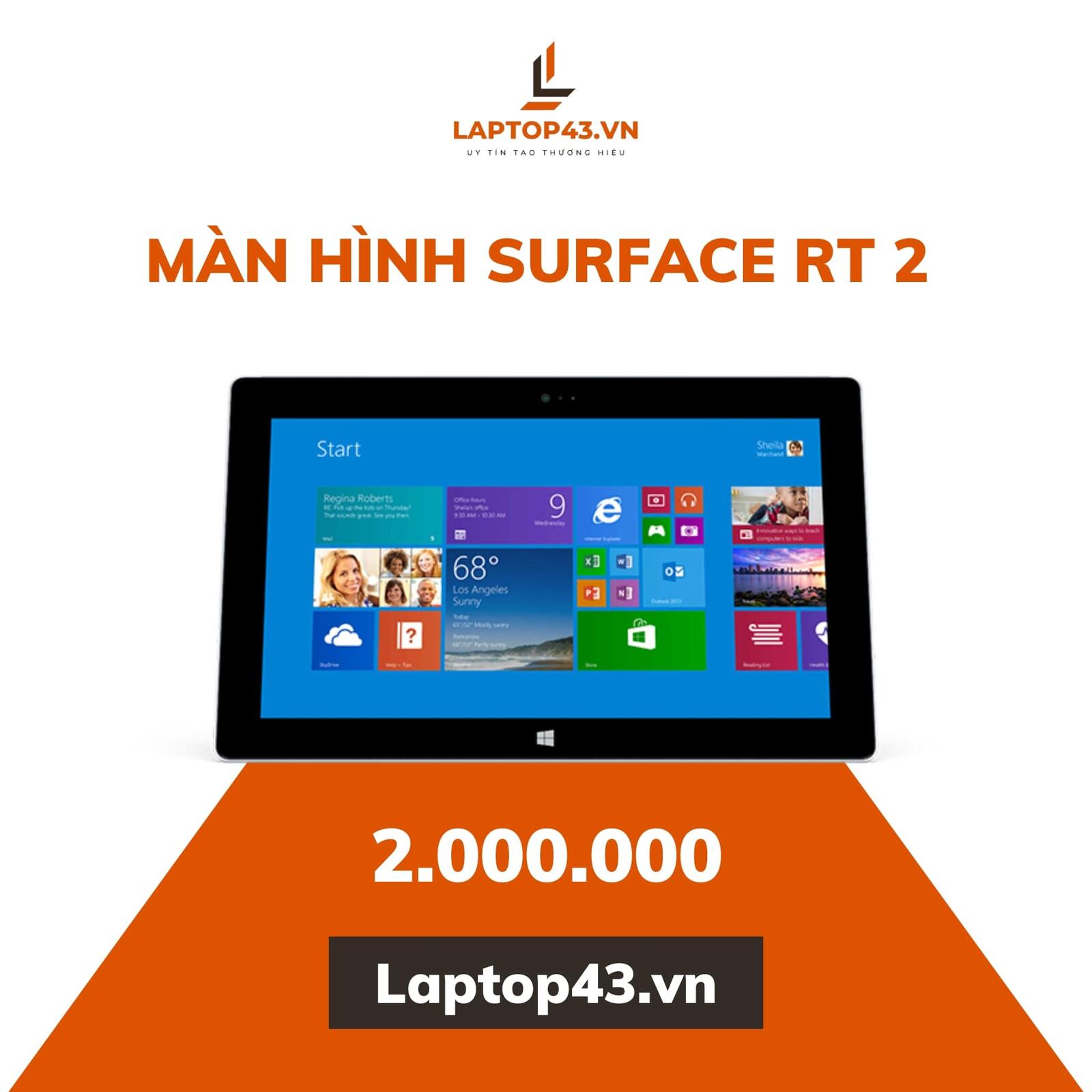 Thay Màn Hình Laptop Surface RT 2