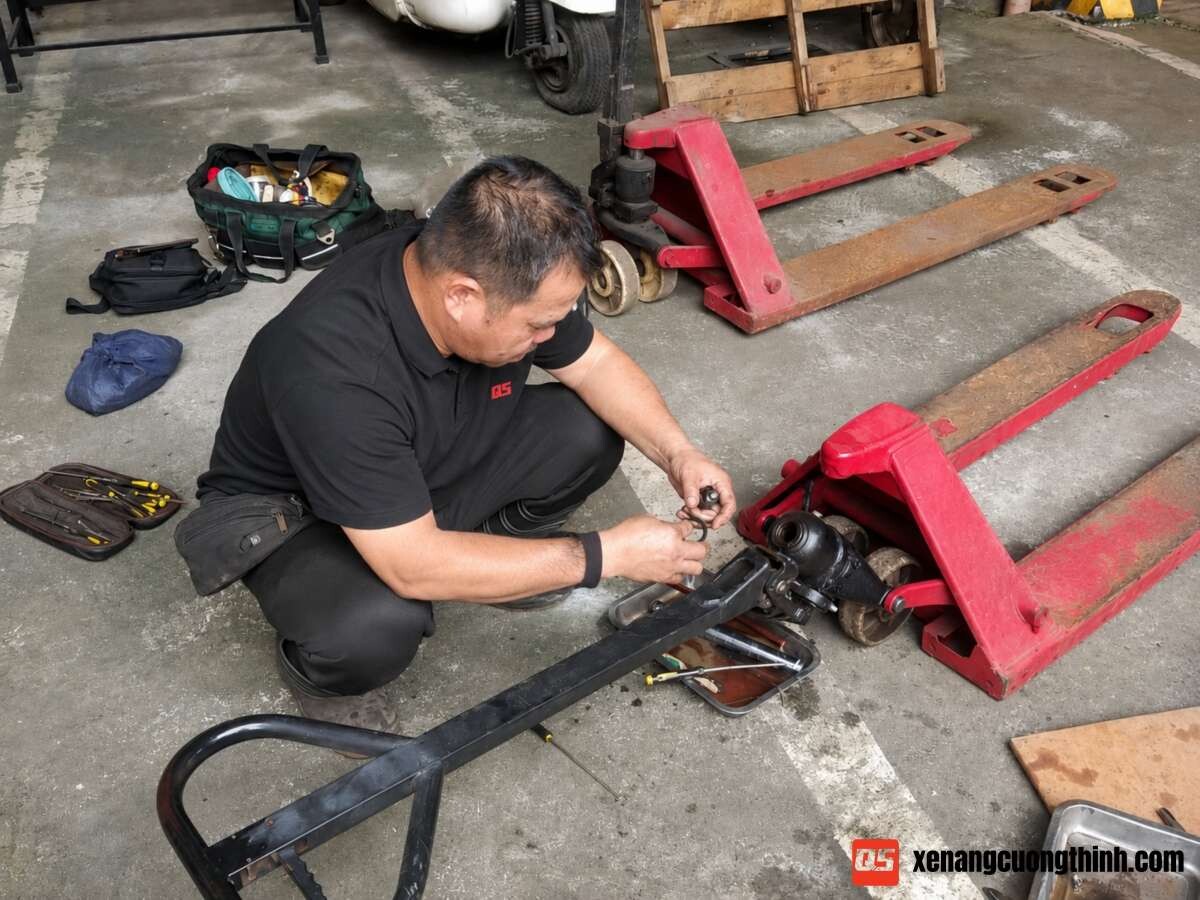 Dịch Vụ Sửa Chữa Xe Nâng Tay Tận Nơi | Xe Nâng Cường Thịnh