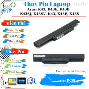 Pin Laptop Asus K43, K43E, K43B, K43SJ, K43SV