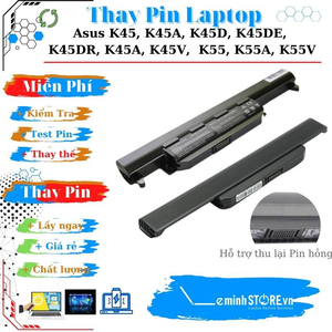 Pin Laptop Asus K45, K45A, K45D, K45DE, K45DR