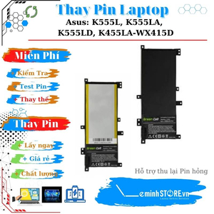 Pin Laptop Asus K555L, K555LA, K555LD