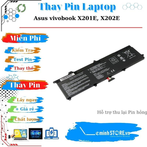Pin Laptop Asus vivobook X201E, X202E