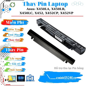 Pin Laptop Asus X452, X452CP, X452VP