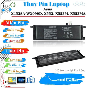 Pin Laptop Asus X553, X553M, X553MA